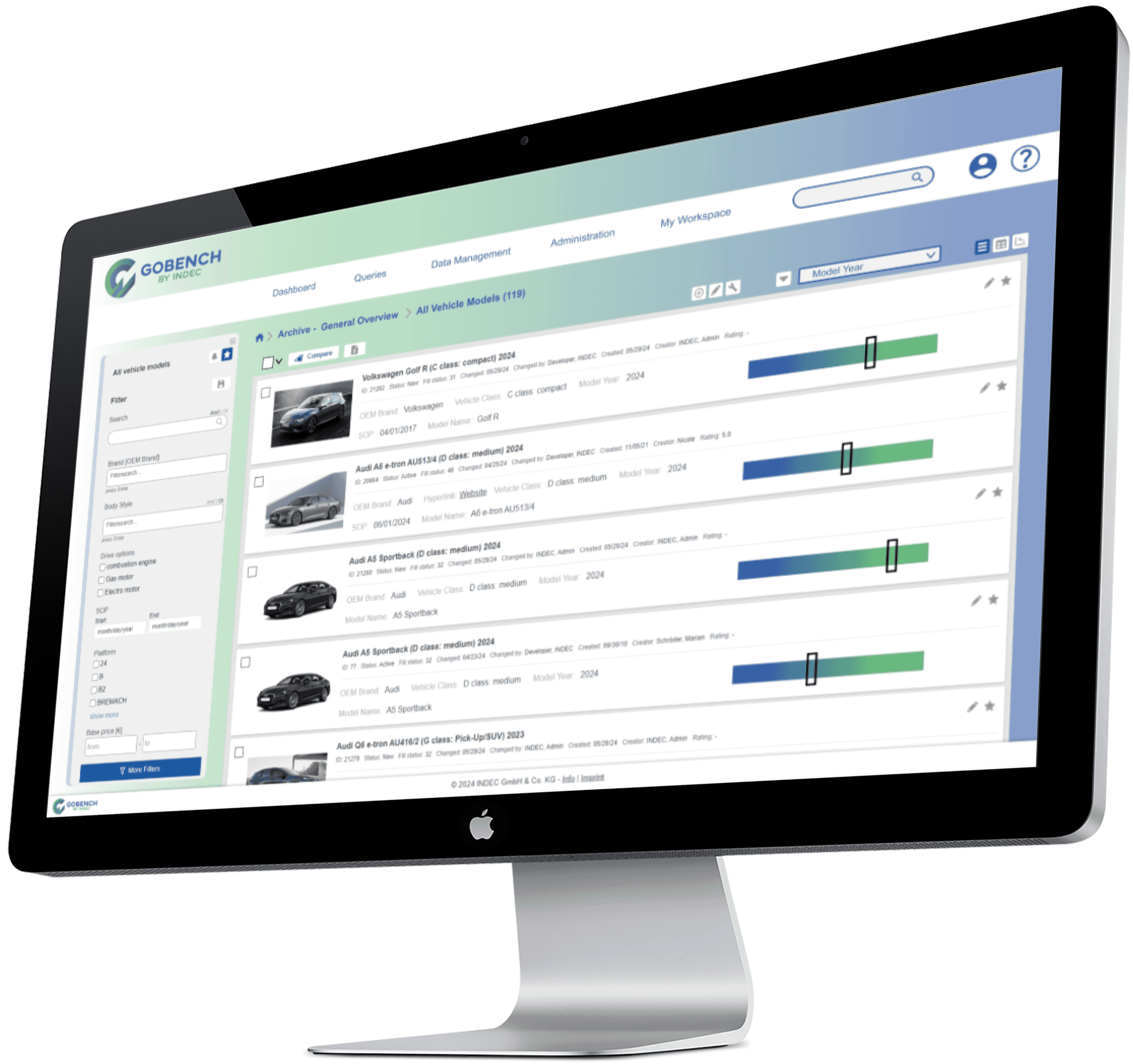 GOBENCH  dashboard